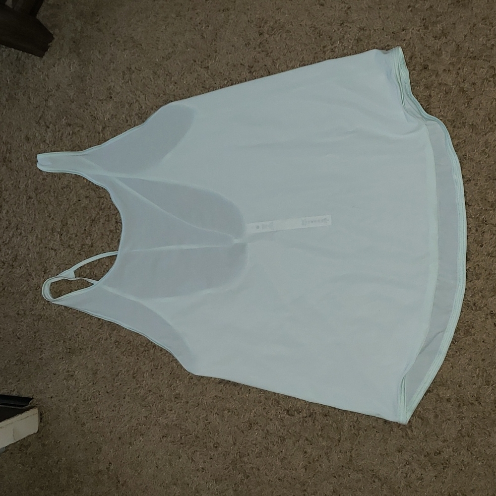 Lululemon top light mint green in color